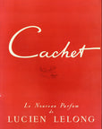 1949 Lucien Lelong Vintage Perfume Ad