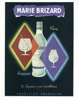 1953 Marie Brizard Vintage Liquor French Print Ad - Andre Bayhourst Illustration