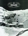1947 Rolex Watch Vintage French Print Ad