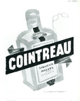 1956 Cointreau Vintage Liquor Print Ad - Jean-Adrien Mercier Illustration
