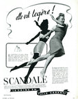 1939 Scandale Lingerie Vintage French Print Ad