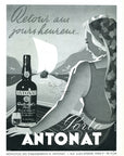 1946 Antonat Porto Vintage Wine Print Ad - Olivier Illustration