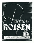 1946 Rolsen Perfume Vintage Print Ad - Jimo Illustration