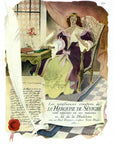 1947 Marquise De Sevigne Vintage Print Ad - Pierre Leconte Illustration
