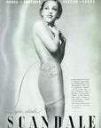 1938 Scandale Lingerie Vintage French Print Ad
