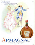 1946 Armagnac Vintage Liquor Print Ad