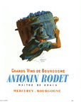 1947 Antonin Rodet Burgundy Vintage Wine Print Ad