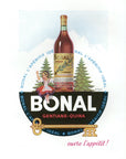 1951 Bonal Vintage Liquor Ad - Charles Lemmel Illustration