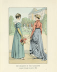 1901 The Delights Of The Malmaison - F. Courboin Hand-Colored Antique Print