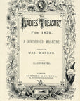 The Newest French Fashions October 1879 Antique Ladies' Treasury Print - Hand-Coloured Illustration
