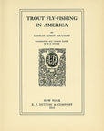 1914 Outline Of A Trout Showing Different Parts - H.H. Leonard Antique Fishing Print