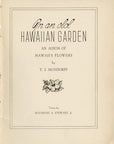 1943 Cup Of Gold Hawaiian Flower Print - Vintage Ted Mundorff Tipped-In Botanical Print