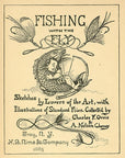 1885 Hackles & Gnats Plate 10 - Antique Charles F. Orvis Fishing Print