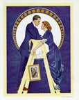 1912 Coles Phillips Fadeaway Girl Antique Print - Wedded