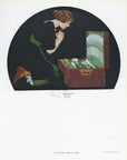 1912 Coles Phillips Fadeaway Girl Antique Print - A Case of Love At First Sight