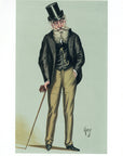 1889 Vanity Fair Caricature Proof Plate by Hay - Marquis Of Drogheada Spy Print