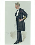 1889 Vanity Fair Proof Plate - John Edmund Commerell Spy Print