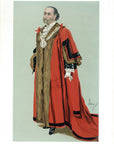 1889 Vanity Fair Caricature Proof Plate by HAY - James Whitehead Spy Print