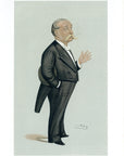 1889 Vanity Fair Caricature Proof Plate by SPY - Demtry Soltykoff Spy Print