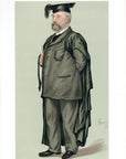 1889 Vanity Fair Caricature Proof Plate by HAY - Edmund Henry Morgan Spy Print