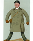 1889 Vanity Fair Caricature Proof Plate by SPY - Harry McCalmont Spy Print