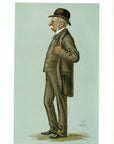1889 Vanity Fair Caricature Proof by Lib - J.T. MacKenzie Of Kintall Spy Print