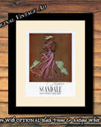 1947 Scandale Elegance Lingerie Vintage French Print Ad - Fernando Bosc Illustration