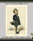1872 Vanity Fair Spy Print - The Honourable Hamilton Fish Lithograph - Thomas Nast Print Caricature Art