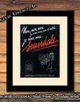 1938 Scandale Lingerie Vintage French Print Ad
