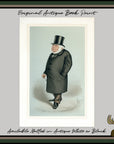 1889 Vanity Fair Proof Plate by APE - John Bright Caricature Print