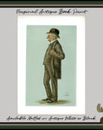 1889 Vanity Fair Caricature Proof by Lib - J.T. MacKenzie Of Kintall Spy Print