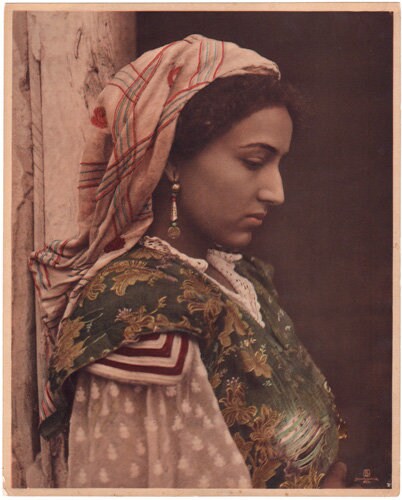 Lehnert & Landrock Antique Color Photogravure