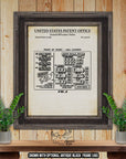 Scratch Off Lottery Ticket Patent Print - Historic Lottery Invention at Adirondack Retro