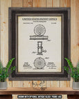 Fly Fishing Reel Patent Print - 1874 Fly Reel Invention at Adirondack Retro