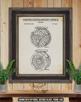 Fishing Fly Reel 1976 Patent Print
