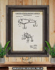 Jointed Fishing Lure Patent Print - 1953 Fishing Tackle Invention at Adirondack Retro
