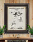 Pool Cue Chalk Patent Print - Historic 1910 Billiards Invention at Adirondack Retro