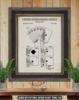 Playing Cards Patent Print - Historic 1929 Poker Invention at Adirondack Retro