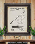 Fishing Pole Patent Print - 1902 Fishing Rod Invention at Adirondack Retro