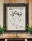 Fishing Bobber Patent Print - 1954 Fishing Invention at Adirondack Retro