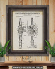 Saltwater Fly Reel Patent Print - 1933 Fly Reel Invention at Adirondack Retro