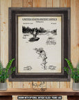 Vintage Fishing Lure Patent Print - 1903 Fishing Tackle Invention at Adirondack Retro
