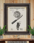 Fishing Fly Reel Patent Print - 1906 Fly Reel Invention at Adirondack Retro