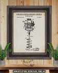 Ice Fishing Auger Patent Print - 1958 Ice Fishing Gear Invention at Adirondack Retro