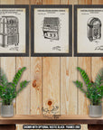 Jukebox Print Set of 3 - Retro Jukebox Posters at Adirondack Retro