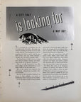 1935 Alcoa Aluminum Vintage Print Ad - A City Is Looking For A Way