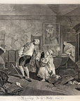 1822 MARRIAGE A LA MODE (Set of 6) Authentic Hogarth Heath Ed. Antique Prints