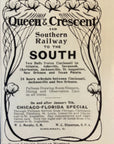 1904 Southern Railway Print Ad Queen & Crescent Route Florida Limited Short Line