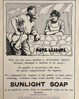 1906 Sunlight Soap Original Vintage Print Ad