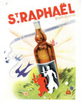 1939 St Raphael Quinquina Vintage Liquor Print Ad - Phili Poster Art